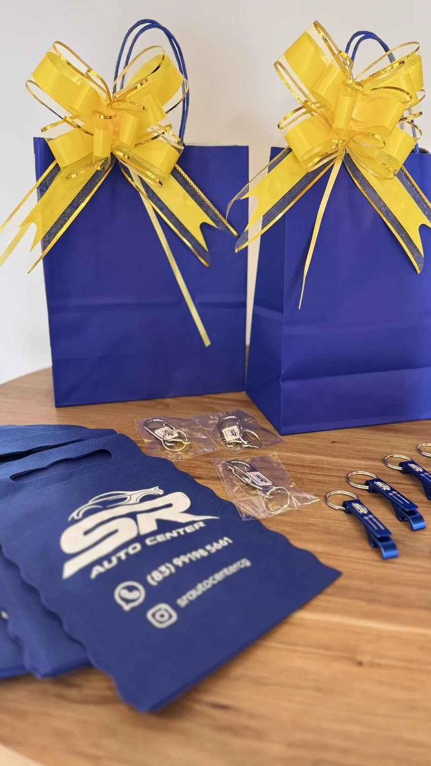 Brindes e sacolas personalizadas SR Auto Center